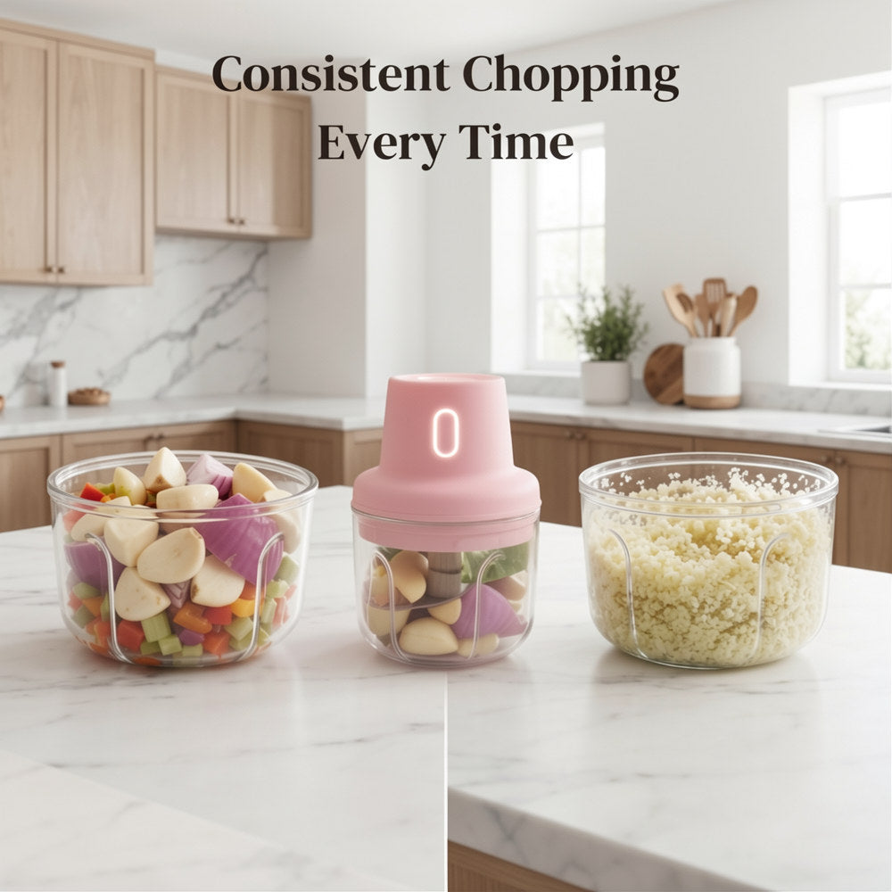 USB Rechargeable Mini Electric Chopper