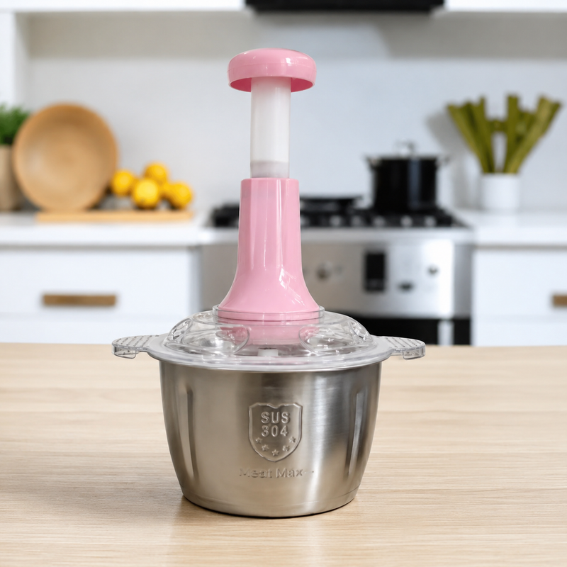 Premium Stainless Steel Manual Food Chopper