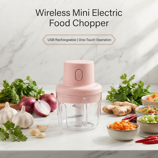 USB Rechargeable Mini Electric Chopper