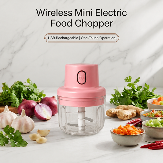 USB Rechargeable Mini Electric Chopper